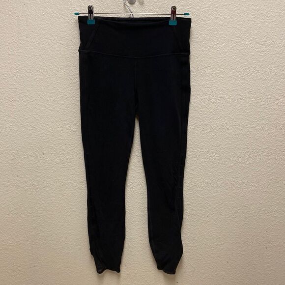 Athleta Powervita High Rise Peek a Boo Leggings Small - Picture 1 of 6